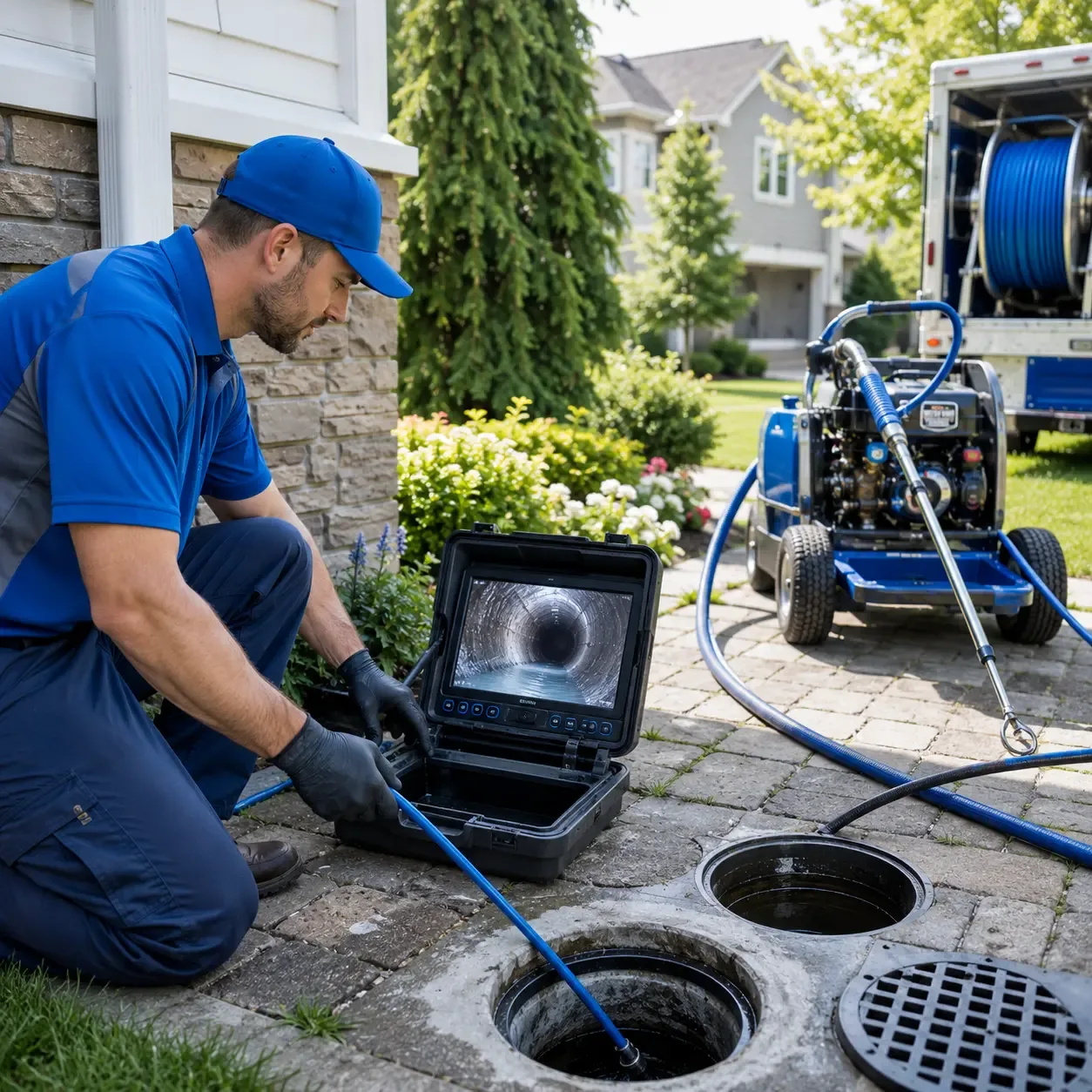 Outdoor drain cleaning professionals serving Clam Lake, WI